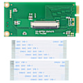 Miniatyrbillede 1 af 7: PCI E til CE-adapterkort PCI E til ZIF-overførselskort med 2 stk. fleksible fladkabler