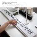 Miniatyrbillede 2 af 5: 61-tangenters foldbart klaver, bærbart keyboard, foldbart elektronisk instrumentlegetøj med optagelse og afspilning