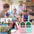 Miniatyrbild 3 av 8: Walkie Talkies för barn Uppladdningsbara 1500Mah Lång räckvidd Walkie Talkie för pojkar flickor, med 22 kanaler 2-vägs radio och LCD-skärm, leksaker present, 2 st