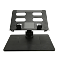 Miniatyrbillede 1 af 7: Bærbar computer stand med 360° roterende base justerbar multifunktion ergonomisk bærbar computer riser sammenklappelig løftende bærbar computer stand