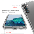 Miniatyrbild 4 av 5: JUSTUP för Samsung Phone Case Heavy Duty Protective Anti-Slick  Soft Back Shell Hard PC Front Open Frame Slim Phone Cases för Samsung Galaxy S21 FE（
