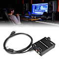 Miniatyrbilde 5 av 7: GV-022 USB-lydkort Plug and Play DAC-lydkonverteradapter for Windows/Mac OS X/PS4