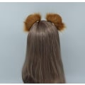 Miniatyrbillede 6 af 6: Cosplay Ræv Ulv Bjørn Hamster Tiger Abe Kat Hund Ører Pandebånd Hårbånd Hårklemmer Halloween Kostume Fest Hovedbeklædning Hovedbeklædning Hår Tilbehør