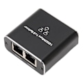 Miniatyrbillede 4 af 7: 1000 Mbps Ethernet-kabelsplitter 1 til 2 Kompatibel med Cat5 Cat5e Cat6 Cat7 To enheder deler RJ45-netværkssplitter