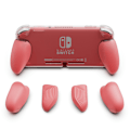 Miniatyrbild 1 av 5: GripCase Lite: Ett bekvämt skyddande fodral med utbytbara grepp [för att passa alla handstorlekar] för Nintendo Switch Lite [Inget bärfodral]