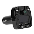 Pikkukuva 4 / 7: For Carc4 Auton FM-radiolähetin Musta Auton HD Bluetooth-soitin USB2.0-liitännällä