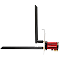 Miniatyrbillede 6 af 7: AX1800 Pro Netværkskort Professionel 1800Mbps Bluetooth 5.2 WIFI6 PCIe Gigabit Netværkskort til HD Video Online Spil