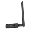 Miniatyrbillede 1 af 7: Netværkskort USB Trådløs BT 1200M 5G DualBand Netværksadapter med Antenne CD til Bærbar Computer Desktop
