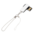 Miniatyrbilde 2 av 7: 16G Mini sinklegering bærbar USB-disk med kjede for Windows Vista/7/10/Mac sølv