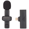 Miniatyrbillede 2 af 7: Trådløs Lavalier-mikrofon med støjreduktion 2.4G Plug and Play Mini Clip On Mic til Live Streaming Interview