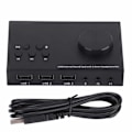 Miniatyrbillede 1 af 7: USB Ekstern Lydkort Stereo 3.5mm Interface Multi Mode Design Flere EQ Lydkonvertering Lydadapter