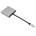 Miniatyrbilde 7 av 7: USB C til HD Multimedia Interface Hub 3 i 1 4K UHD 3840x2160 30Hz Type C til HD Multimedia Interface 4K USB 3.0 USB C Hub