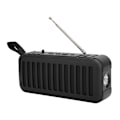 Miniatyrbillede 4 af 7: D6‑2 Trådløs Bluetooth Højttaler Mini Bærbar Solcelledrevet Subwoofer Support FMBlack