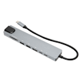 Pikkukuva 4 / 7: 8-in-1 USB-C-keskitin, erittäin nopea tiedonsiirto, PD-lataus, USB-C-Ethernet-keskitinsovitin kotitoimistoon ja matkustamiseen