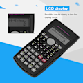 Miniatyrbild 4 av 7: Student Handheld Vetenskaplig Funktionsräknare Bärbar Multifunktionsräknare LED-display