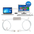 Miniatyrbillede 5 af 7: USB3.0 Data Copy Line PC til PC Dataoverførsel Synkroniseringskabel til U3 KM Suite til Windows/Mac