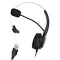 Miniatyrbilde 1 av 7: USB-headset med mikrofon, støyreduksjon, lydkontroll for forretninger, UC, Skype, Lync, Softphone, Call Center, kontor