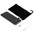Miniatyrbillede 1 af 7: LED-skærm Powerbank Multi-level Beskyttelse 8000mAh Bærbar Opladningsbank - Grå