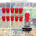 Miniatyrbilde 7 av 7: CY-822C DIY Arcade Game US Knapper Joystick Rocker Controller Kit Uten Lys for Rapsberry Pi/PCRed