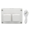 Miniatyrbild 1 av 7: Mini tangentbord 2 tangenter USB röd switch plug and play ergonomisk programmerbar tangentbord med bakgrundsbelysning för spelkontor media