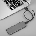 Pikkukuva 3 / 7: 6017-RTK USB 3.1 Type C - NGFF M.2 B Key 10G nopea SSD-sovitinkotelo (avaruusharmaa)