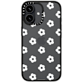 Miniatyrbillede 6 af 6: Kompakt iPhone 16 Cover [1,2 m 2X Militær Standard Drop Beskyttelse/Slankt/Letvægt] - Små Tusindfryd - Hvid - Klar Sort