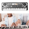Miniatyrbillede 2 af 6: Keyboard Piano 61 Tangenter Bærbart Elektronisk Klaver Keyboard Instrument 100‑240V til Børn