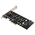 Miniatyrbillede 3 af 7: PCI-E MB2 M.2 Dobbelt Netværkskort Riser-kort NIC Adapter-kort til Computer