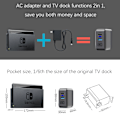 Miniatyrbillede 4 af 5: Switch Dock-opladeradapter til Switch OLED, 3 i 1 Switch-oplader til TV, Switch TV-dock med USB 3.0-port (EU-stik)