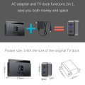 Pikkukuva 4 / 5: Switch Dock -laturiadapteri Switch OLED:lle, 3-in-1 Switch -laturi televisiolle, Switch TV -telakka USB 3.0 -portilla (EU-pistoke)