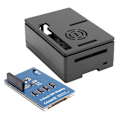 Miniatyrbillede 2 af 7: Til Raspberry Pi 4B Etui Skal Kit LCD 3.5in Touch Screen Stativ Fan Computer Tilbehør(Skal Fan 3.5in Skærm )