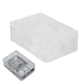 Miniatyrbillede 5 af 7: ABS-kabinet V4-boks strømforsyningsadapter 3 stk. kølelegemesæt til Raspberry Pi 4 (gennemsigtig)