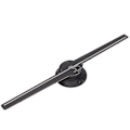 Miniatyrbillede 4 af 7: 42cm DF‑42 3D Holografisk Fan Reklamemaskine 2 Blade LED Projektionsfan 3D Display 100‑240VUK Stik