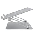 Miniatyrbillede 7 af 7: Bærbar computer stand, foldbar, sammenklappelig, bærbar opbevaring i aluminiumlegering, sølv til 11-15,6 tommer