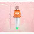 Miniatyrbillede 6 af 6: Karaoke-mikrofon til børn og voksne, Bluetooth-karaoke-mikrofon med LED-lys, understøtter TF-kort, perfekt til familiefester