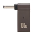 Miniatyrbild 1 av 7: Laptopladdare Adapter Typ C Hona till DC Hane PD Flash Laddning Aluminiumlegering 100W Laddningsadapter 3.5x1.35mm