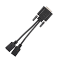 Pikkukuva 4 / 7: Kultapinnoitettu muuntolinja DMS 59-nastainen HDMI-kaksoisnäytön kaapelikytkinjakaja PC-kannettavalle D0508