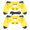 Miniatyrbilde 1 av 7: Håndtak Stativ Lader for Switch Slitasjebestandig Spillkontroller Stativ Lader Svettebestandig Håndtak Kit for SwitchGul