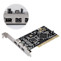 Miniatyrbild 4 av 7: PCI 3-port Firewire 800 1394 b/a (2B1A) Videokort 800mbps Controllerkort Adapter