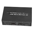 Miniatyrbilde 6 av 7: KVM-svitsj 4 USB 2.0-porter 1 skjerm 2 datamaskiner Støtte 4Kx2K HD Multimedia Interface KVM-svitsj med 2 USB-kabler