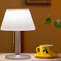 Miniatyrbillede 4 af 6: Solcelledrevet bordlampe LED vandtæt 3 niveauer justerbar solbordlampe til hjemmet udendørs have