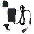 Miniatyrbilde 4 av 7: DC 9V 1A 1000mA Vegglader Strømadapter (2 Flat Pin Plugg / 100CM Kabel)
