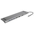 Pikkukuva 1 / 7: TypeC-keskitin 10-in-1 USB-sovitin kannettava monitoiminen muuntaja telakointiasema