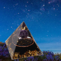 Pikkukuva 5 / 5: 5cm Orgonite-pyramidi positiivisen energian parantamiseen Kristallipyramidi Meditaatio Orgonite-pyramidit Chakra Zodiac Energy Generator Jousimies Type 5
