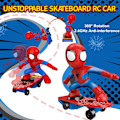 Pikkukuva 4 / 6: NQD Spider Kauko-ohjattava auto, ladattava RC Stunt Skeittilauta lelu 360° pyörimisellä ja kaatumisen esteellä, RC autot syntymäpäivälahja