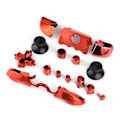 Miniatyrbillede 5 af 7: Fuld knap sæt mod erstatningsdel til Microsoft Xbox One controller 3,5 mm jack (rød)