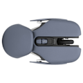 Miniatyrbilde 4 av 7: Ergonomisk trådløs mus Innebygd batteri Justerbar DPI Elektropletteringsprosess Integrert design Spillmus Grå