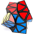 Miniatyrbilde 4 av 6: Curvy Copter Pusleskube, Butterfly Puslespill, Helikopter Twisty Speed Cube Puslespill, Hjernespill, Svart