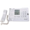 Miniatyrbillede 2 af 7: G026 Enkel stil fastnet telefon bordtelefon til hjemmekontor skrivebord hvid