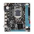Miniatyrbild 1 av 7: LGA 1155 Moderkort B75 2 240Pin DDR3 SDRAM VGA HD Utmatning PCI Express X16 X1 M.2 NVMe Micro ATX Moderkort för Chassi